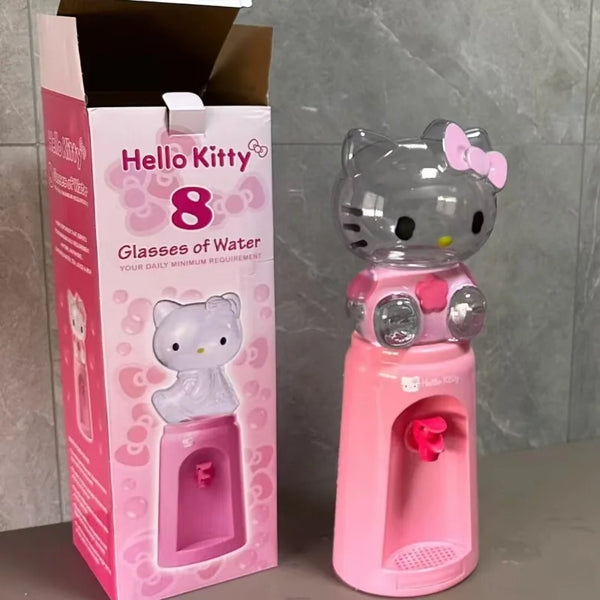 New 2L Kawaii Cartoon Hello Kitty Melody Desktop Water Dispenser Cute Beautiful Cup Large Capacity Toy Children Gift Customized