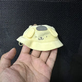 Sanrio Decorative Hat Keyring Kawaii Kuromi Cinnamoroll Hello Kitty Doll Pendant Collectible Ornament Toy Accessories Charm Gift