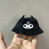 Sanrio Decorative Hat Keyring Kawaii Kuromi Cinnamoroll Hello Kitty Doll Pendant Collectible Ornament Toy Accessories Charm Gift