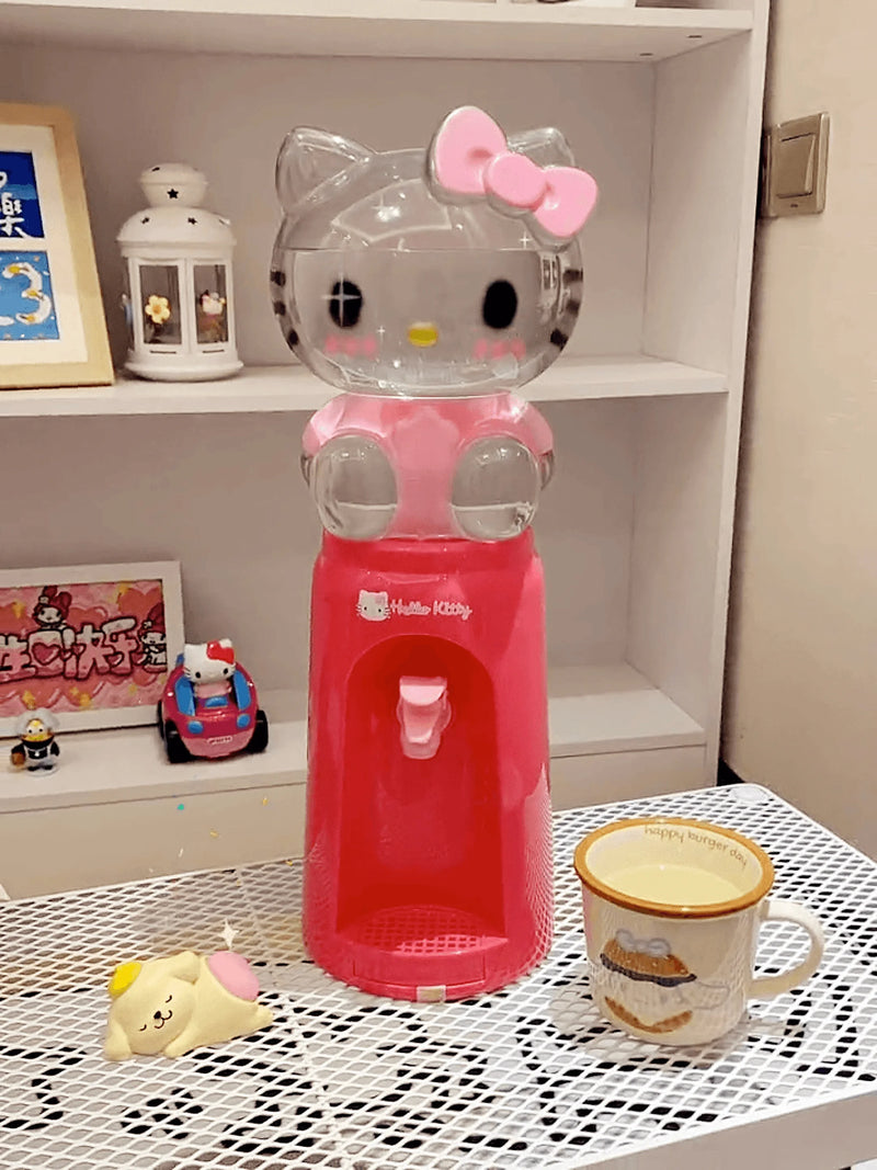 New 2L Kawaii Cartoon Hello Kitty Melody Desktop Water Dispenser Cute Beautiful Cup Large Capacity Toy Children Gift Customized