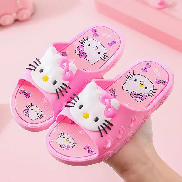 Hello Kitty Children'S Slippers Female Summer Waterproof Cute Sandals and Slippers